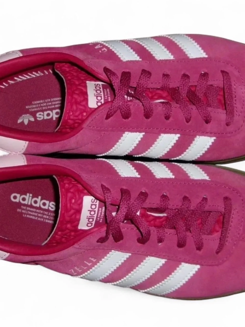 adidas Women's Pink Gazelle Casual Sneakers